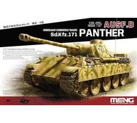 MENG-Model-1/35 SD.KFZ 171 Panther Ausf.D Modellino in plastica, Accessori per Treni, Hobby, modellismo, Multicolore, Medio, MNGTS-038