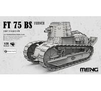Meng-Model TS-059 - 1:35 Francese FT 75 BS (Inclusi Parti In Resina) - Nuovo