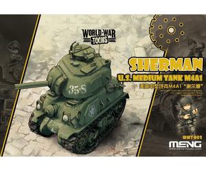 Meng-Model WWT-002 - U.S. Medium Tank M4A1 Sherman - Nuovo