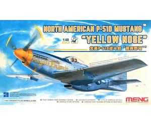 Meng Modelli 1:48 P-51d Mustang " Yellow Nose " Aereo Kit Modello