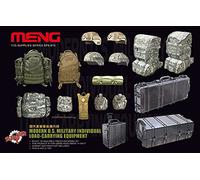 Meng Moderna Scala 1:35 Militare statunitense Individuale Kit Modello Attrezzature per Il Trasporto (Multicolore)