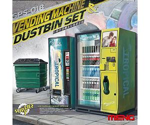 Meng PLC 018 - Model Kit distributore Automatico e Dumpster Set