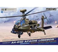 MENG QS-004 BOEING AH-64D APACHE LONGBOW HEAVY ATTACK ELICOTTERO 1/35