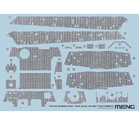MENG sps-039 Scala 1: 88,9 cm SD.Kfz.182 King Tiger Zimmerit Decal Model Kit