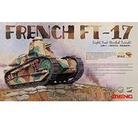 Meng TS011 - Modellino carro Armato Francese Ft-17, Scala 1:35