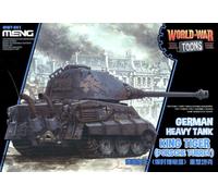 MENG WWT-003 Modello - Tedesco King Tiger (Porsche Turret) World War Toons