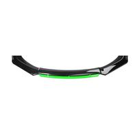 MENGCH Auto Spoiler Frontali, Paraurti Anteriore Esterne Protector Accessori Splitter Kit, Compatible for Alfa Romeo Stelvio 2017-2022,Black Green-Normal