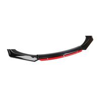 MENGCH Auto Spoiler Frontali, Paraurti Anteriore Esterne Protector Accessori Splitter Kit, Compatible for Alfa Romeo Stelvio 2017-2022,Black Red-Normal