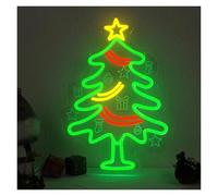 MENGE Lampada segnaletica Insegna Al Neon Con Luci Dimmerabili Per Albero Di Natale, Per Feste, Ristoranti, Hotel, Decorazioni Per Atmosfere Festose, 40x28cm