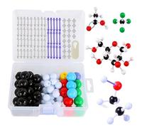 mengger Modello molecolare Set 136Pcs Modellini Molecolari e Struttura Chimica Organica Inorganica Kit Atomi e Molecole Modelli, per Abilità di costruzione