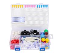 mengger Modello molecolare Set 207 PCS Modellini Molecolarie Struttura Chimica Organica Inorganica Kit Atomi e Molecole Modelli