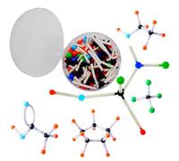 mengger Modello molecolare Set 96pcs Modellini Molecolarie Struttura Chimica Organica Inorganica Kit Atomi e Molecole Modelli