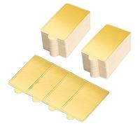 MengH-SHOP Cake Boards Rettangolare Vassoi in Cartone Mousse Display Vassoio Carta Usa e Getta Espositori da Dessert per Torte e Dolci Base da Torta per Matrimoni, Feste di Compleanno 100 Pezzi