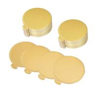MengH-SHOP Cake Boards Rotondo Vassoi in Cartone Mousse Display Vassoio Carta Usa e Getta Espositori da Dessert per Torte e Dolci Base da Torta per Matrimoni, Feste di Compleanno 100 Pezzi