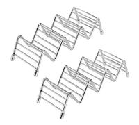 MengH-SHOP Supporti per Taco in Acciaio Inox Taco Holder Onda A Forma di Stand Cibo Rack per Pancake Morbido o Duro Adatto per la Cucina di Casa 2 Pezzi