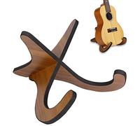 MengH-SHOP Supporto Ukulele Pieghevole Portatile Supporto in Legno Anti-Scivoloso Supporto per Strumenti Musicali Staccabile a Forma di X per Ukulele Violino Mandolino Piccolo Banjo
