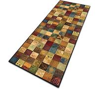 MENGH Tappeti Bagno Antiscivolo Lavabile Disegno Geometrico 3D, Spessore 6 mm, Geometrico Tappeto Runner per Cucina e Bagn, Soggiorno, corridoio 120x220cm