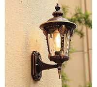 Mengjay Lampada da Parete Rustica Impermeabile per Esterni e Interni, Altezza: 37 cm