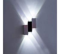Mengjay Moderno Applique da Parete Interno Moderno Lampada da Parete a LED 6W Bianco Freddo 170 x 30 x 100 mm