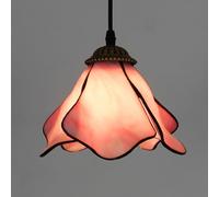 Mengjay Style Pendant Lights Baroque Mediterranean Creative Stained Glass Chandelier Hanging Lamps 20cm