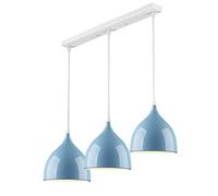Mengjay Trade Lampadario Moderno, E27 Plafoniera,Moderno Metallo Lamapada a Sospensione Industriale Lampada Lampadario Lustro Soffitto Industrial da Soffitto Illuminazione a sospensione Lampada(Blu)