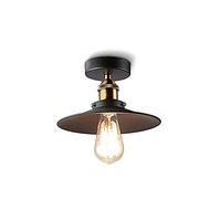 Mengjay Trade Plafoniera vintage retrò - Plafoniera industriale a forma di ombrello in metallo Lampada a sospensione moderna E27, attacco per max. 60W, per cucina ristorante.