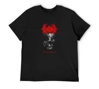 MENGJI Casual T-Shirt Bloodbath Resurrection Black XL