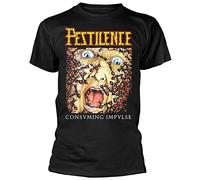 MENGJI Pestilence Consuming Impulse Album Cover T Shirt M