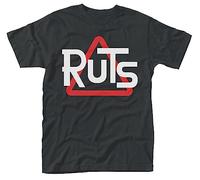 MENGJI The Ruts Logo T-Shirt - Black S L
