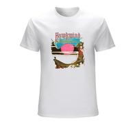 MENGJI Trendy T-Shirt Hawkwind - Warrior On The Edge of Time Black M