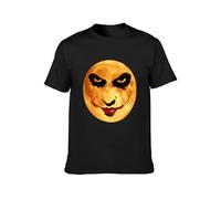 MENGJI Trendy T-Shirt Joker Black XXL