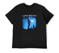 MENGJI Trendy T-Shirt Luke Bryan Kill The Lights Black XXL