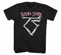 MENGJI Twisted Sister Bone Logo Adult T Shirt L
