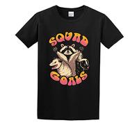 MENGJI Unisex T-Shirt Forbidden Squad Black M