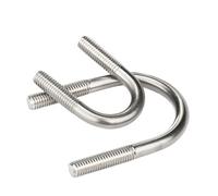 MengJiu 1 pz M6 M8 M10 M12 304 A2 acciaio inossidabile tipo U tubo a forma di cerchio clip cinghia chiusura morsetto vite bullone a a(M12x42mm)