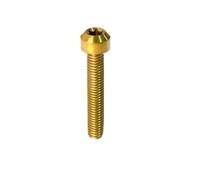 MengJiu 1pc Titanium Torx Cap Head Screw M4 M5 M6 M8 Six-Lobe Colourful Ti Bolts For Bicycle Motor Modify(Gloden,M8X35)