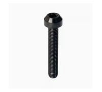 MengJiu 1pc Titanium Torx Cap Head Screw M4 M5 M6 M8 Six-Lobe Colourful Ti Bolts For Bicycle Motor Modify(Black,M6X40)