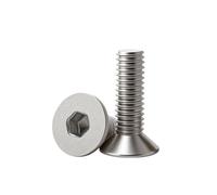 MengJiu Bulloni for macchine metalliche con filettatura a esagono incassato in acciaio inossidabile 304 M3 M4 M5 M6 M8 DIN912 DIN7991 ISO7380 A2 Viti a brugola esagonale(DIN7991,50mm,M3(50Pcs))