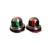 MENGKE 1 Paio di luci di Navigazione 12V Barca Rosso Verde luci di Corsa Verdi Adatti for Barche Lampada Marina Subacquea Luce Impermeabile Accessorio Yacht(Form C)