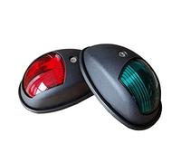 MENGKE 1 Paio di luci di Navigazione 12V Barca Rosso Verde luci di Corsa Verdi Adatti for Barche Lampada Marina Subacquea Luce Impermeabile Accessorio Yacht(Form A)