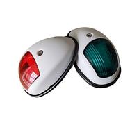 MENGKE 1 Paio di luci di Navigazione 12V Barca Rosso Verde luci di Corsa Verdi Adatti for Barche Lampada Marina Subacquea Luce Impermeabile Accessorio Yacht(Form B)