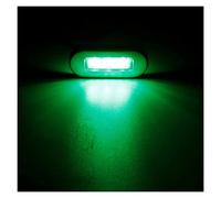 MENGKE 4 PZ 12V 3 Scala for Barca Scala del Ponte Side Marker Light Courtesy Lights Indicatore Azzurro Segnale Azzurro Lighting Marine Boat Taillight(Green)