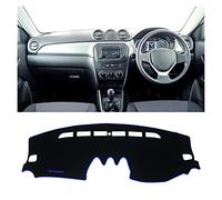 MENGKE Adatto per Suzuki Vitara LY 2015 2016 2017 2018 2019 2020 2020 Auto Dashboard Cover Dash Mat Sun Shade Pad Instrime Pannello Tappeti Accessori(RHD Blue Side)