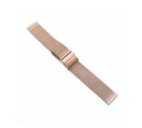 MENGKE Cinturino for Orologio in Acciaio Inossidabile 18mm 20mm 22mm Cinturino A Sgancio Rapido Universale for La Sostituzione del Cinturino Dell'orologio Milanese(Rose Gold,20mm)