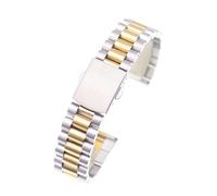 MENGKEG 18mm 20mm 22mm Cinturino In Acciaio Inossidabile Curvo Con Estremità Dritta Compatibile Con Orologio SKX Citiz(Straight end S,18mm)