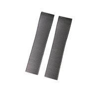 MENGKEG 21MM Gomma Cinturino In Silicone Cinturino Compatibile Con Longines Conquest HydroConquest L3 Accessori(Black no clasp)