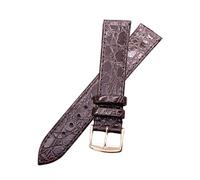 MENGKEG Cinturini Di Ricambio 13mm 18mm 20mm Compatibili Con Cinturino In Vera Pelle Longines Cinturini For Orologi Da 18 Mm For Chiusura Bracciale Uomo Donna(Brown rosegold clasp,13mm)