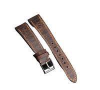 MENGKEG Cinturino In Pelle Color Caffè Scuro 18 19 20 21 22MM È Adatto Compatibile Con Bracciale Morbido In Pelle Di Vitello Antico(21mm)