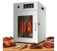 menglanchang Essiccatore Elettrico per Alimenti Commerciale, Essiccatore per Carne Domestico - capacità 7,5 kg,Controllo della Temperatura 30-90 ℃ Camera di Stagionatura della Carne Rotante A 360°