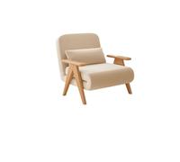 MENGLI-2024 Divano letto pieghevole Divano letto pieghevole a doppio uso, in legno massello e multifunzionale, singolo, semplice retrattile(Piccolo)